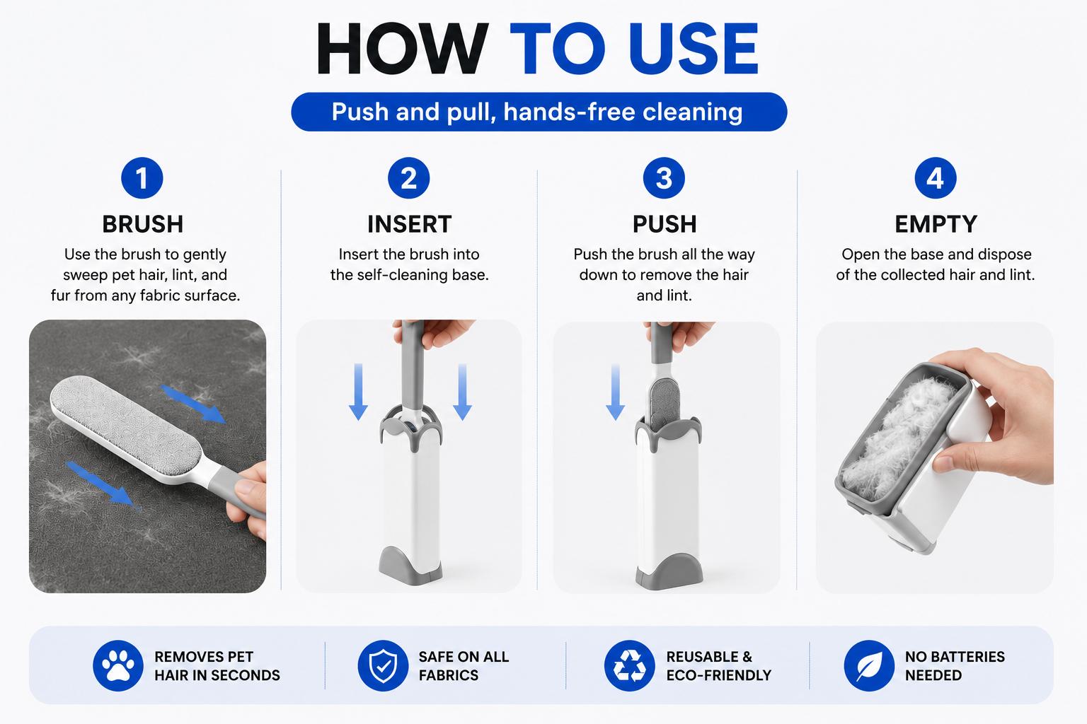 FurClean Pro – Pet Hair Remover